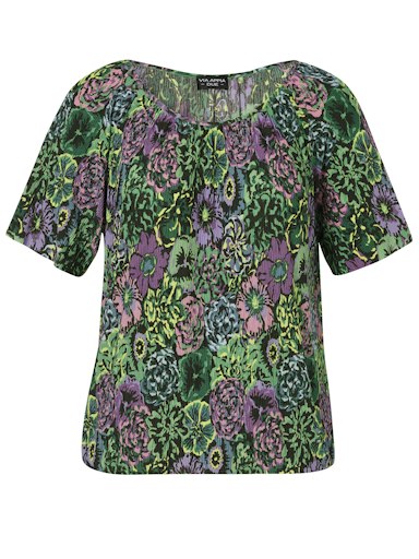 Blouses korte mouw groen Via Appia Due