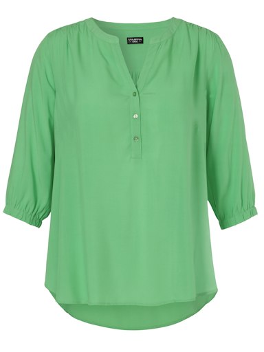 Blouses lange mouw groen Via Appia Due
