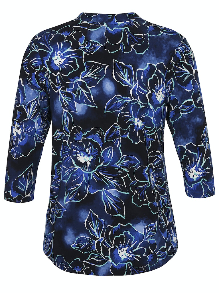 T-shirts lange mouw blauw Via Appia Due