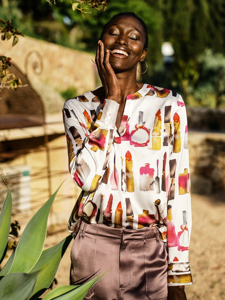 Blouses lange mouw multicolor Herzen's Angelegenheit