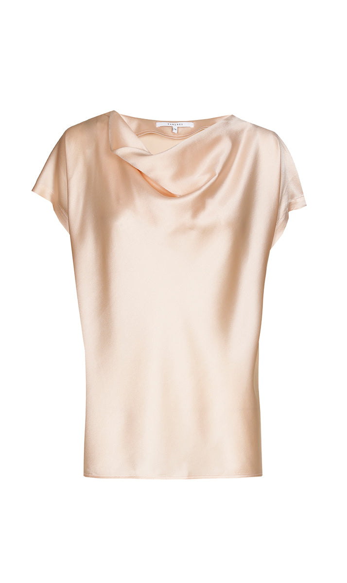 Blouses korte mouw roze Xandres