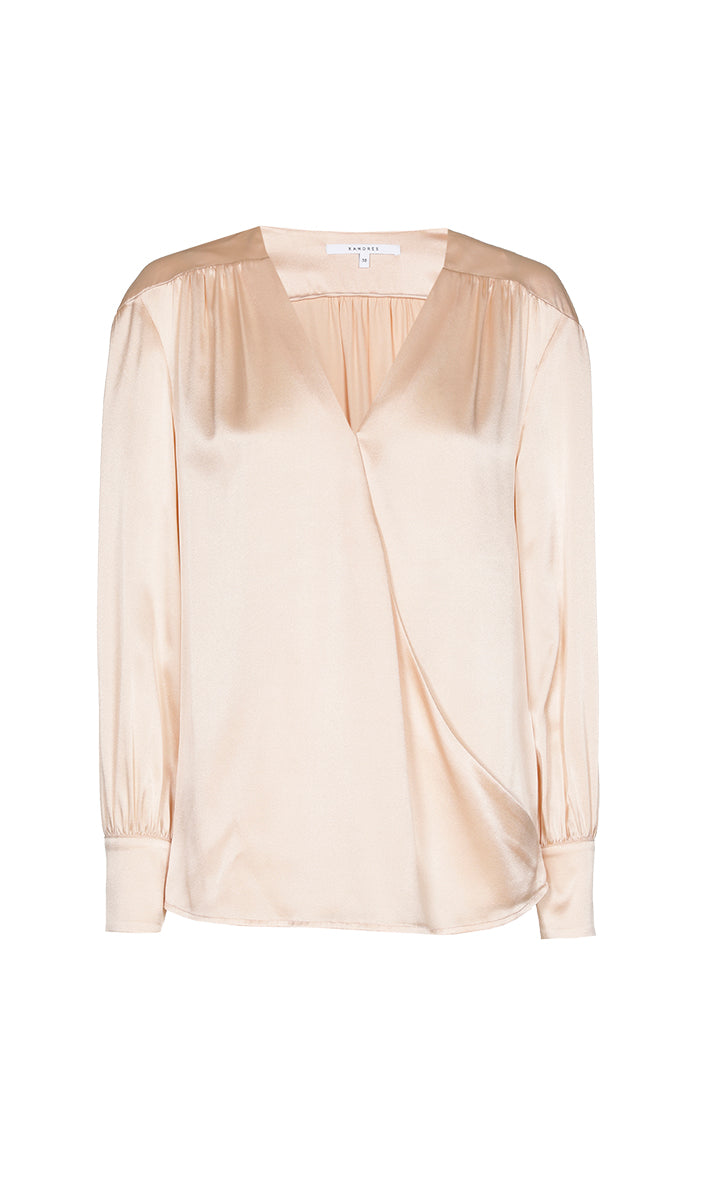 Blouses lange mouw roze Xandres