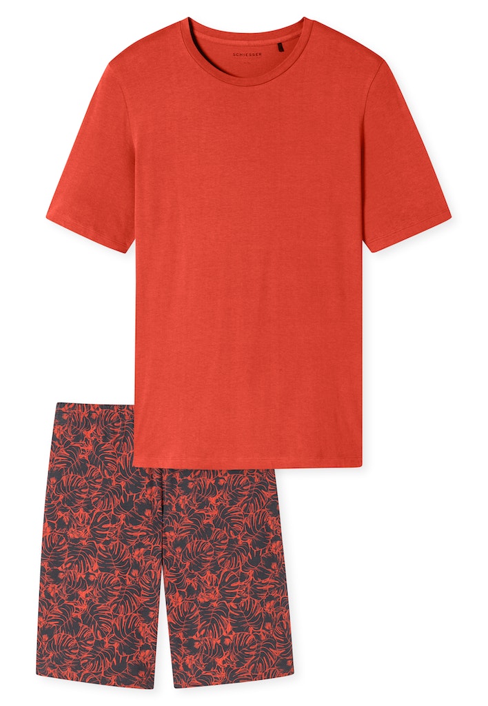 Pyjama's oranje SCHIESSER