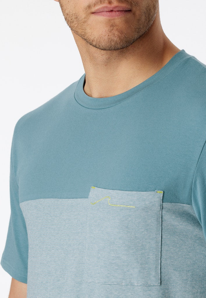 Pyjama's blauw SCHIESSER