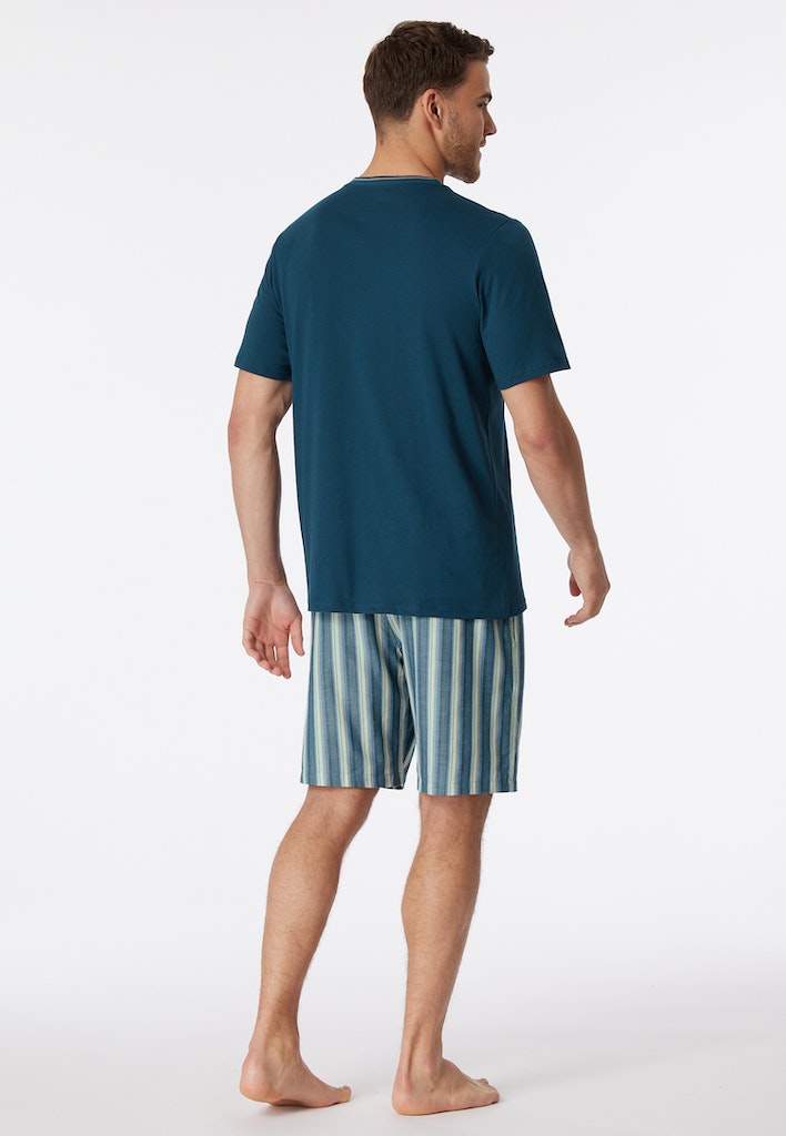 Pyjama's blauw SCHIESSER