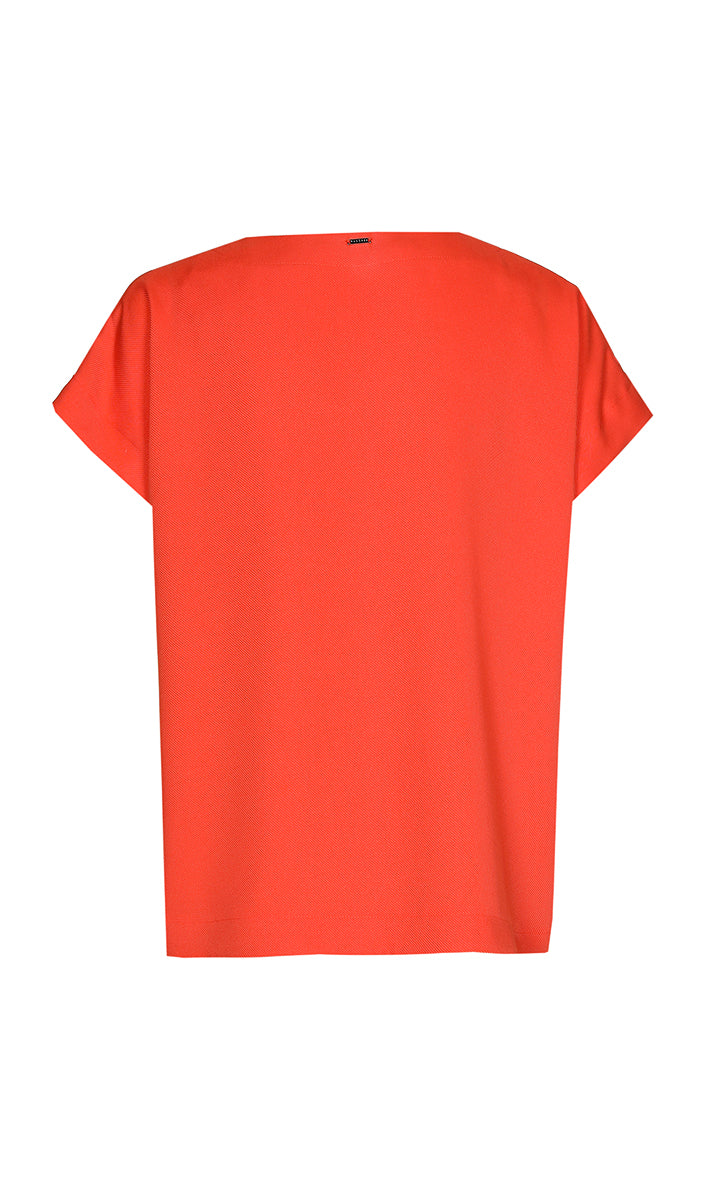 Blouses korte mouw rood Xandres