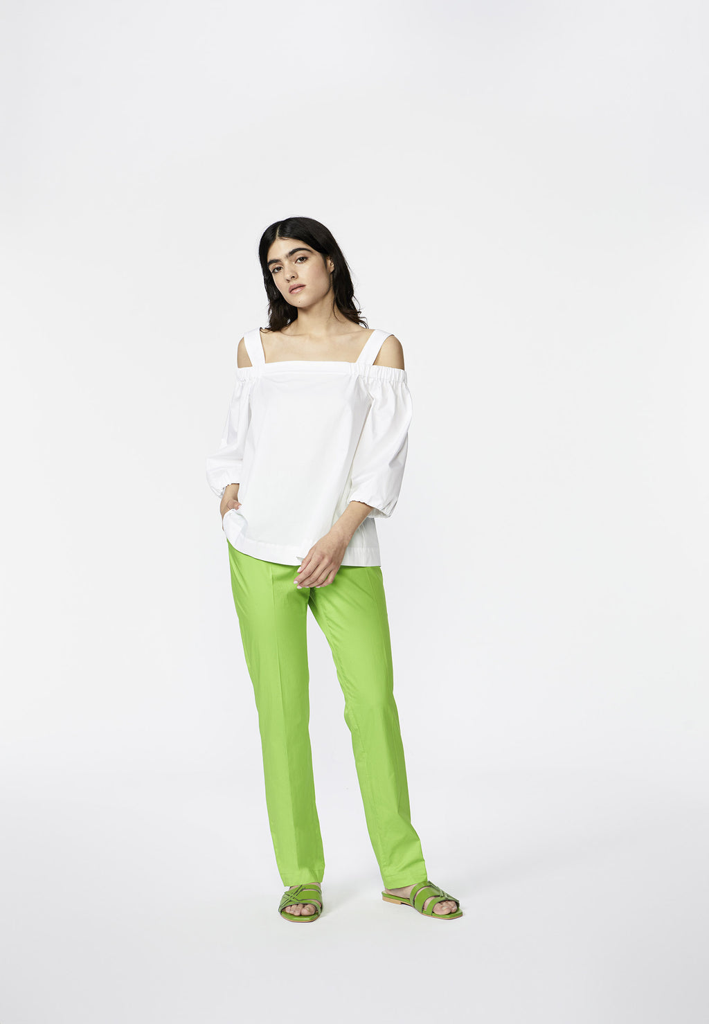 Broeken groen Xandres