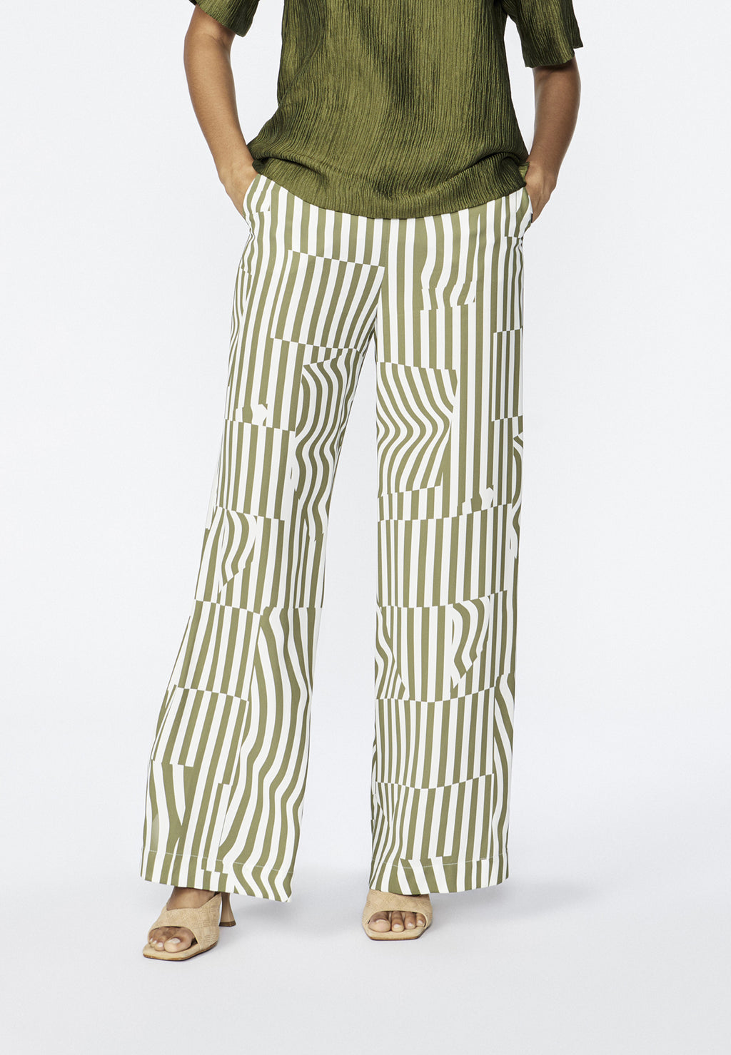 Broeken groen Xandres