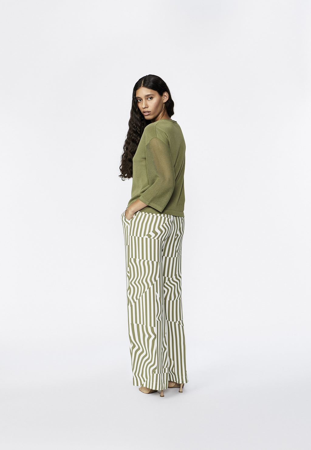 Broeken groen Xandres