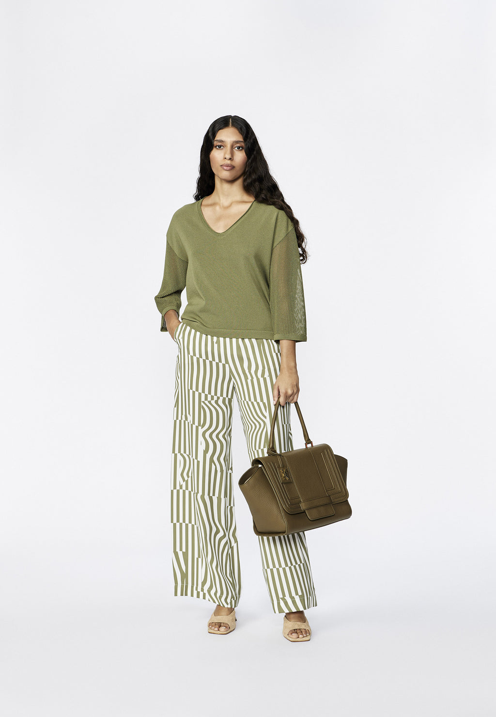 Broeken groen Xandres