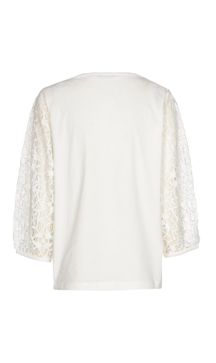 Blouses lange mouw wit Xandres