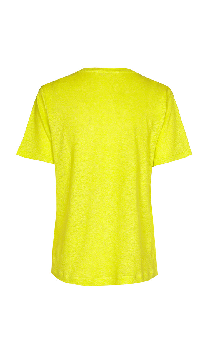 T-shirts korte mouw geel Xandres