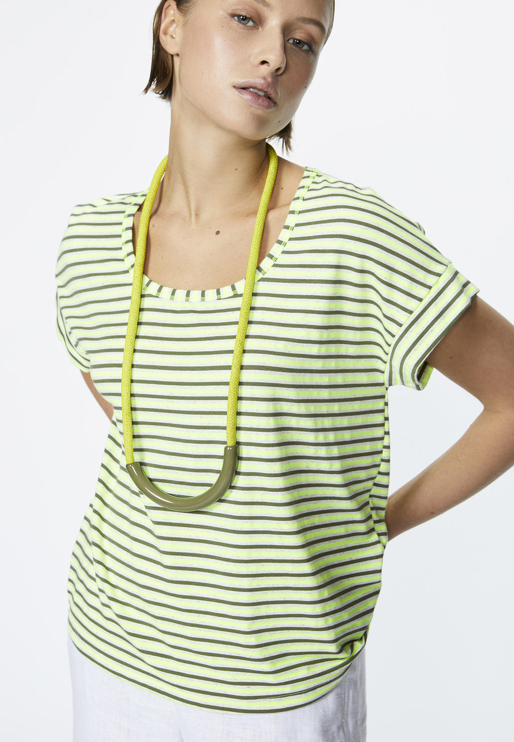 T-shirts korte mouw groen Xandres