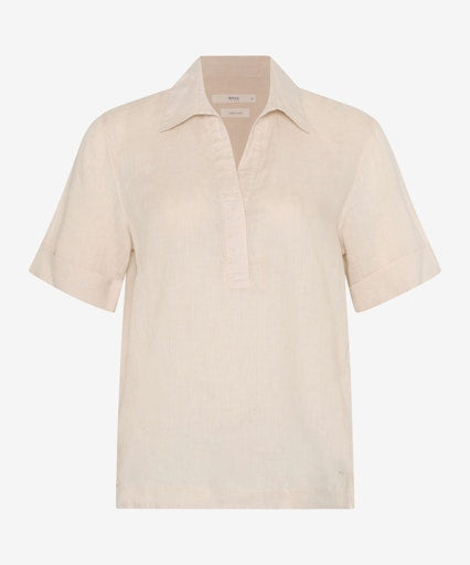 Blouses korte mouw beige BRAX