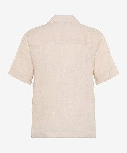 Blouses korte mouw beige BRAX