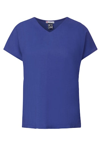 T-shirts korte mouw blauw Street One