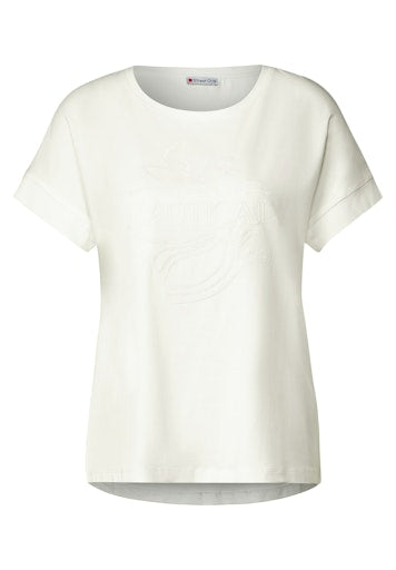 T-shirts korte mouw wit Street One