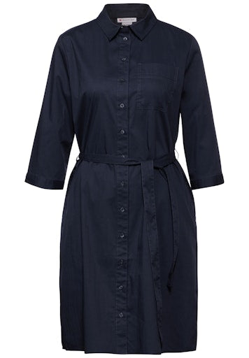 Jurken lange mouw navy Street One