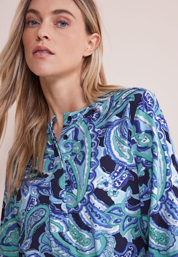 Jurken lange mouw blauw Street One