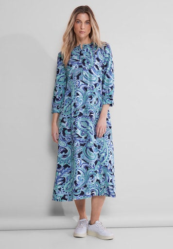 Jurken lange mouw blauw Street One