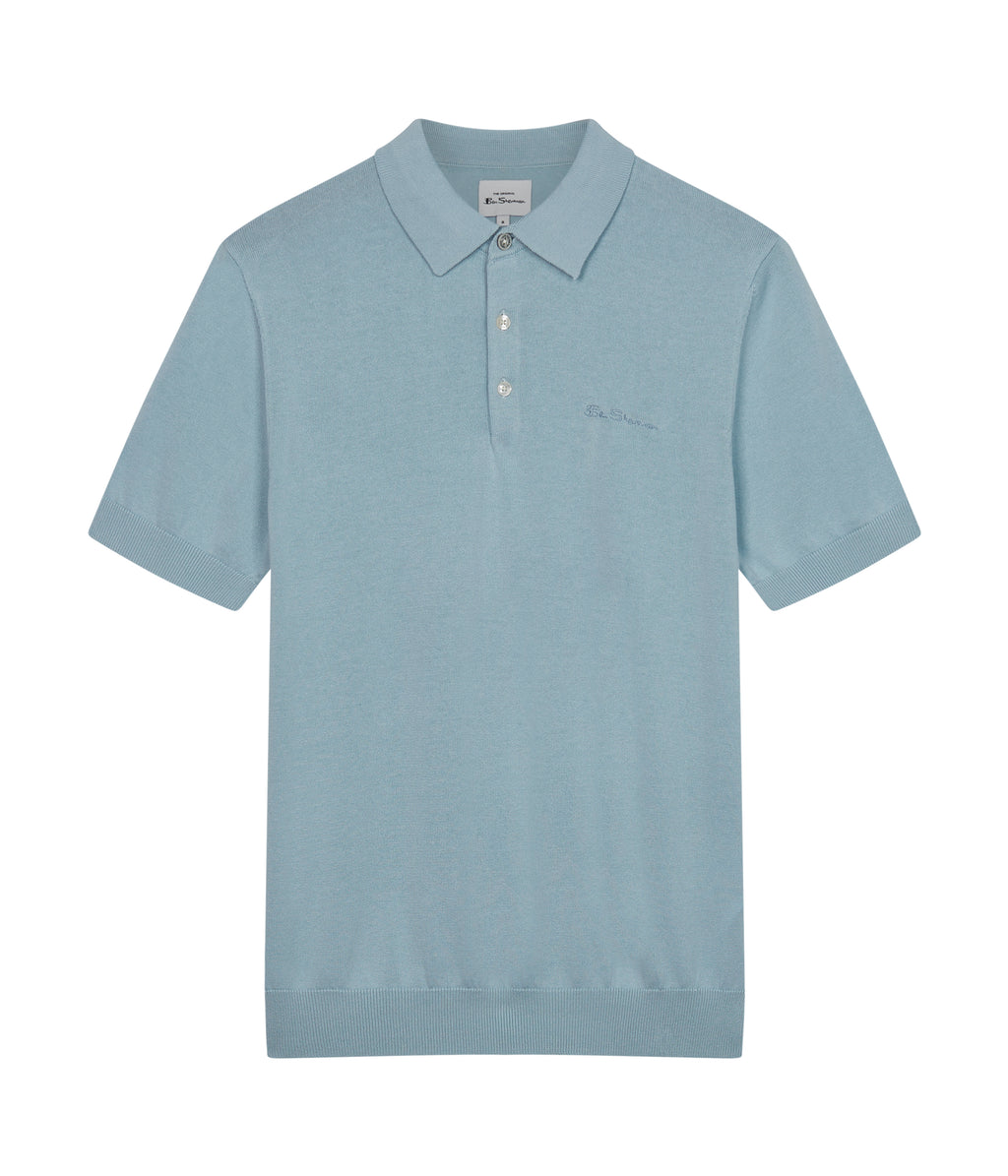 Polo's korte mouw blauw Ben Sherman