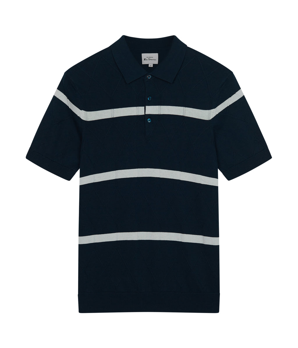 Polo's korte mouw navy Ben Sherman