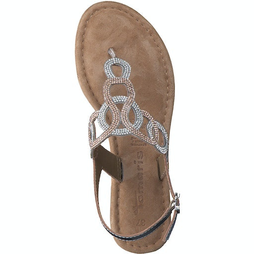 Sandalen zilver Tamaris
