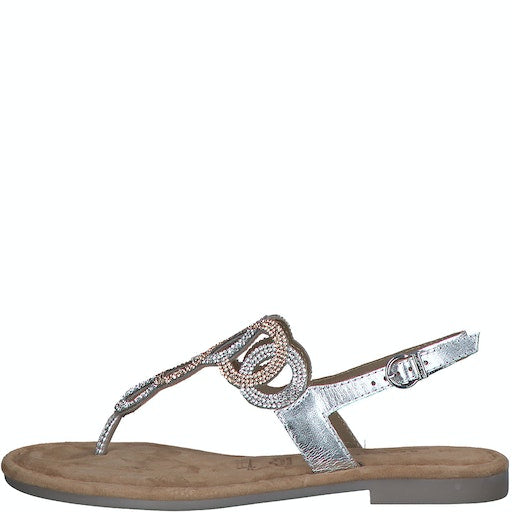 Sandalen zilver Tamaris