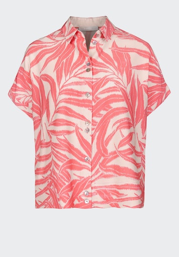 Blouses korte mouw roze Bianca