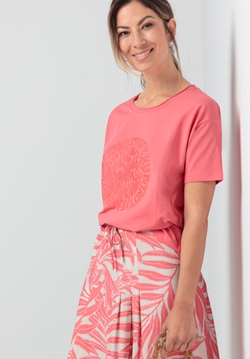 T-shirts korte mouw roze Bianca