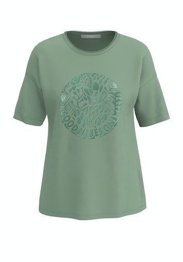 T-shirts korte mouw groen Bianca