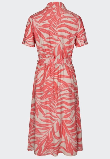 Jurken korte mouw rood Bianca