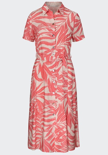 Jurken korte mouw rood Bianca