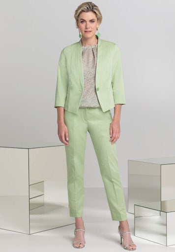 Blouses korte mouw beige Bianca