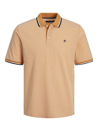 Polo's korte mouw oranje JACK & JONES PLUS