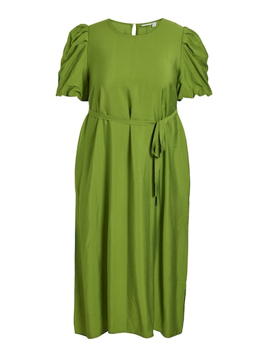 Jurken korte mouw groen EVOKED VILA
