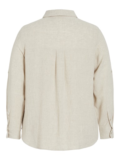 Blouses lange mouw beige EVOKED VILA