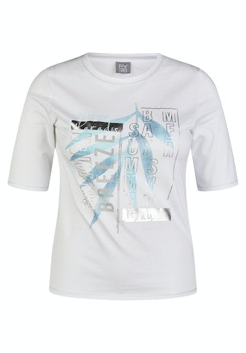 T-shirts korte mouw wit Rabe