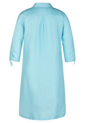 Jurken lange mouw blauw Rabe