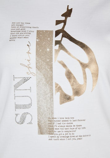 T-shirts korte mouw wit Rabe