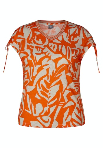 T-shirts korte mouw oranje Rabe