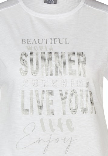 T-shirts korte mouw wit Rabe