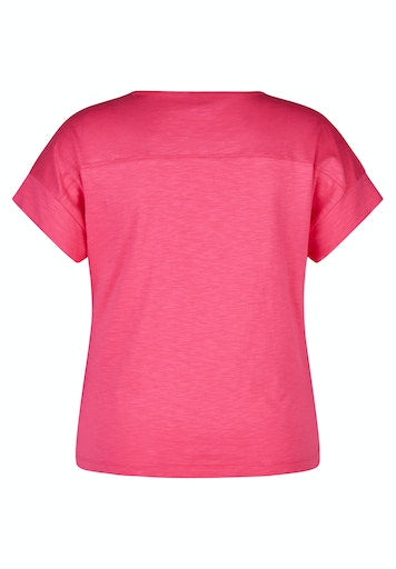 T-shirts korte mouw roze Rabe