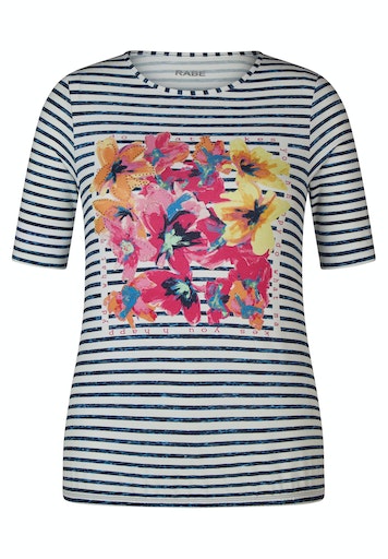 T-shirts korte mouw navy Rabe