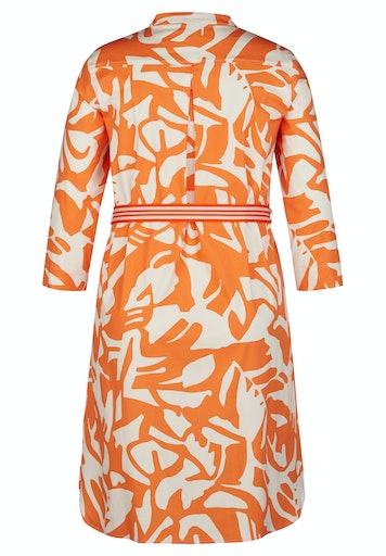 Jurken lange mouw oranje Rabe