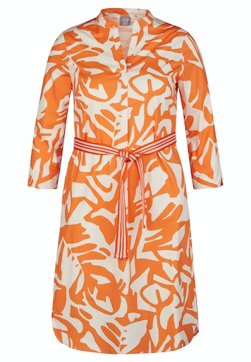 Jurken lange mouw oranje Rabe