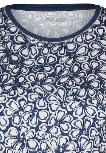 T-shirts korte mouw navy Rabe