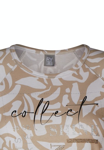 T-shirts korte mouw beige Rabe