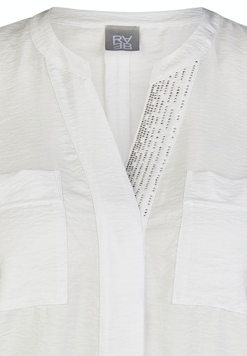 Blouses lange mouw wit Rabe
