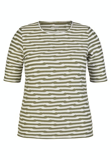 T-shirts korte mouw groen Rabe